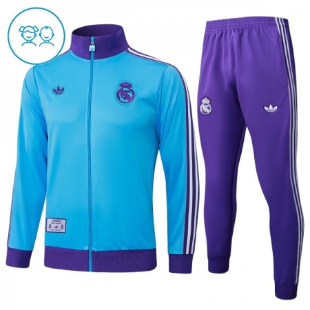 Real Madrid Niño Chaqueta De Entrenamiento Trajes 2025-26 Azul Real Madrid Niño Chaqueta De Entrenamiento Trajes 2025-26 Azul